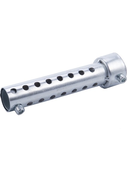 Gümüş Motosiklet Egzoz Kutusu Susturucu Ekleme Bölme Db Killer Susturucu 35MM x 140MM (Yurt Dışından)