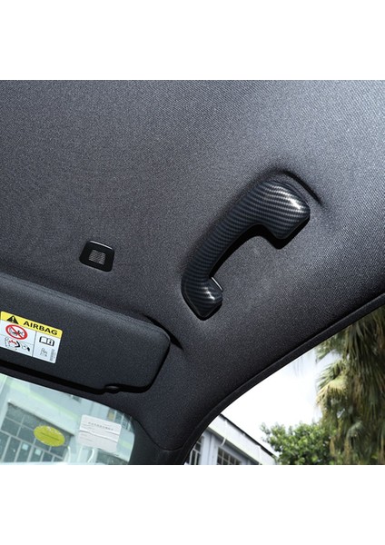 Araba Tavan Kolu Kapağı Trim Aksesuarları Dodge Charger Chrysler 300C 2015-2020 Için, Abs Karbon Fiber (Yurt Dışından)
