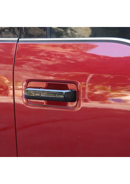 Dış Kapı Kolu Kabuğu Dekorasyon Kapağı Çıkartmaları Ford F150 2015-2020 Araba Aksesuarları, Abs Siyah (Yurt Dışından)