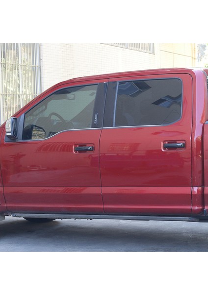 Dış Kapı Kolu Kabuğu Dekorasyon Kapağı Çıkartmaları Ford F150 2015-2020 Araba Aksesuarları, Abs Siyah (Yurt Dışından)