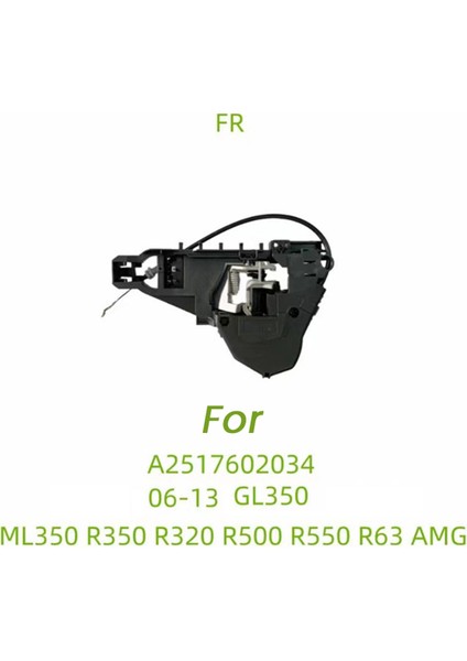 Sağ Ön Kapı Kolu Tabanı Dış Taşıyıcı A2517602034 Mercedes-Benz W251 2006-2013 GL350 ML350 R350 R320 R500 (Yurt Dışından)