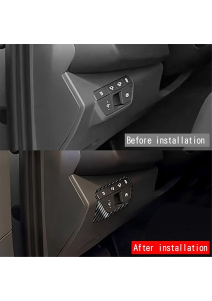 Kia Ev9 2023 2024 Çok Işlevli Düğme Trim Sticker Iç Aksesuarlar Için Araba Far Ayar Anahtarı Trim Paneli (Yurt Dışından)