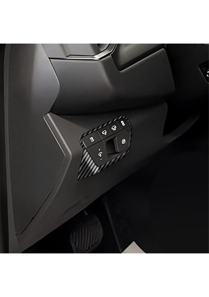 Kia Ev9 2023 2024 Çok Işlevli Düğme Trim Sticker Iç Aksesuarlar Için Araba Far Ayar Anahtarı Trim Paneli (Yurt Dışından)