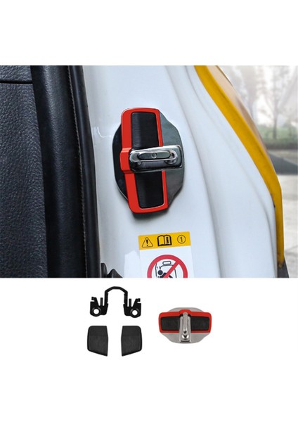 2set Araba Trd Kapı Sabitleyici Kapı Kilidi Koruyucu Mandallar Stoper Kapakları Toyota Tüm Seriler Land Cruiser Alphard (Yurt Dışından)