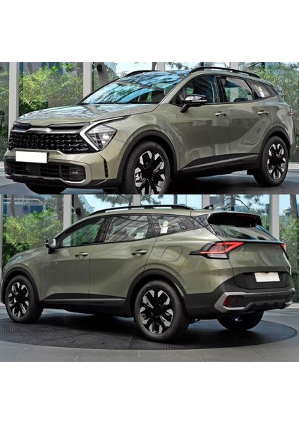 Karbon Fiber Araba Ön Hava Menfezi Gösterge Paneli Çıkış Kapağı Döşemesi Kia Sportage Nq5 2022 (Yurt Dışından)