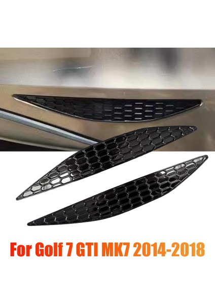 1 Çift Araba Styling Petek Kuyruk Arka Sis Aydınlatma Koruması Trim Için Golf 7 Gtı Mk7 2014-2018 Arka Tampon Şeritleri Etiket (Yurt Dışından)