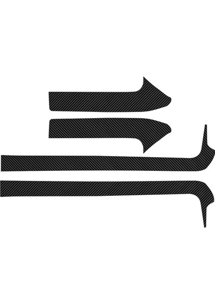 Toyota Alphard/vellfıre 40 Serisi 2023+ Için Araba Deri Üst Eşik Şeritleri Trim Sticker Eşik Şeridi Araba Kapı Koruma Şeritleri (Yurt Dışından)