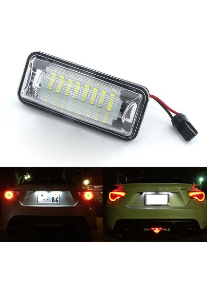 Toyota Ft-86 GT86 Suu Brz Wrx Forester Için 2x LED Numarası Plaka Işığı (Yurt Dışından) fiyatları