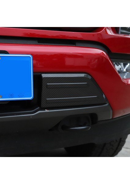 Araba Ön Tampon Izgara Kapağı Örgü Trim Ford F150 F-150 2021 2022 Dış Aksesuarlar, Abs Karbon Fiber (Yurt Dışından)