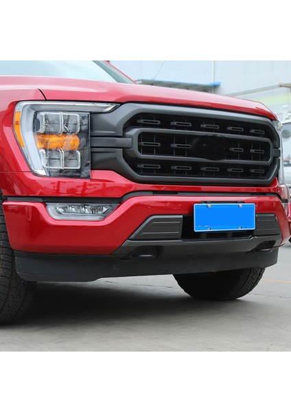 Araba Ön Tampon Izgara Kapağı Örgü Trim Ford F150 F-150 2021 2022 Dış Aksesuarlar, Abs Karbon Fiber (Yurt Dışından)
