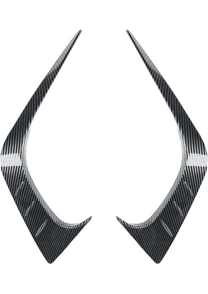 Araba Ön Tampon Splitter Spoiler Sis Lambası Canard Honda Civic 11TH Nesil 2021+ Karbon Fiber Desen (Yurt Dışından)