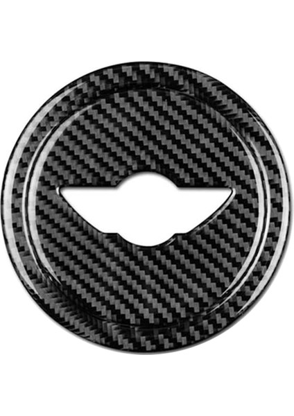 Araba Karbon Fiber Direksiyon Kılıfı Çıkartmaları Iç Trim Mini Cooper Clubman R55 R56 Countryman R60 (Yurt Dışından)