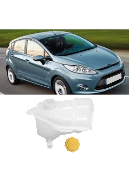 Araba Motor Soğutma Suyu Rezervuarı Su Tankı Genleşme Tankı Kapaklı 1221362 2S6H8K218AF Ford Fıesta Mk6 2001-2008 (Yurt Dışından)
