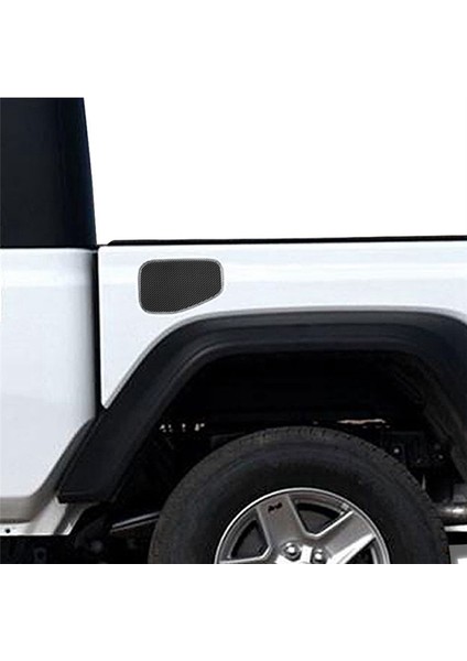 Araba Yakıt Deposu Kapağı Dekorasyon Etiketi Döşeme Jeep Gladiator Jt 2018-2022 Dış Aksesuarlar (Yurt Dışından)