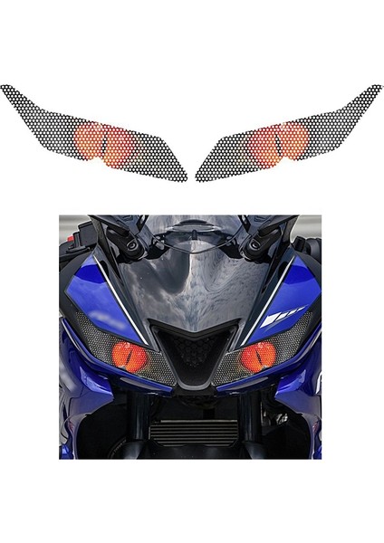 Motosiklet Far Koruma Etiket Farlar Göz Vücut Etiket Yamaha YZF-R15 Yzf R15 YZFR15 2017 2018 A (Yurt Dışından)