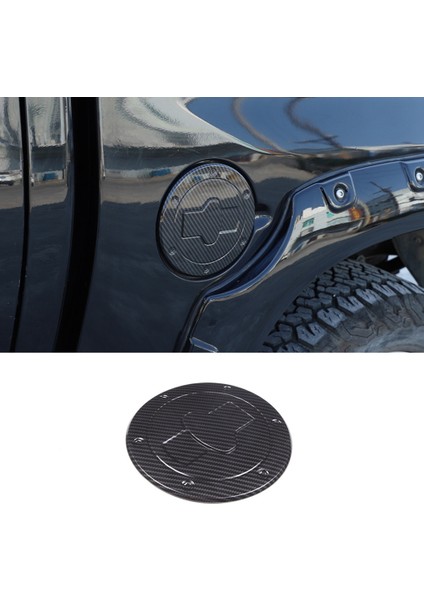 Toyota Tundra 2007-2021 Için Yakıt Deposu Kapatma Başlığı Dekoratif Koruma Etiket Dış Aksesuarlar, Abs Karbon Fiber (Yurt Dışından)