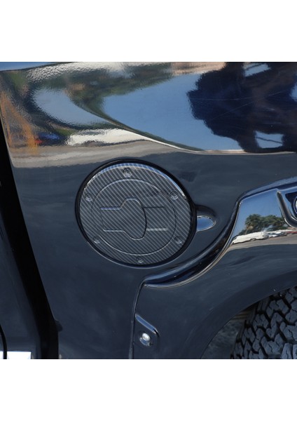 Toyota Tundra 2007-2021 Için Yakıt Deposu Kapatma Başlığı Dekoratif Koruma Etiket Dış Aksesuarlar, Abs Karbon Fiber (Yurt Dışından)