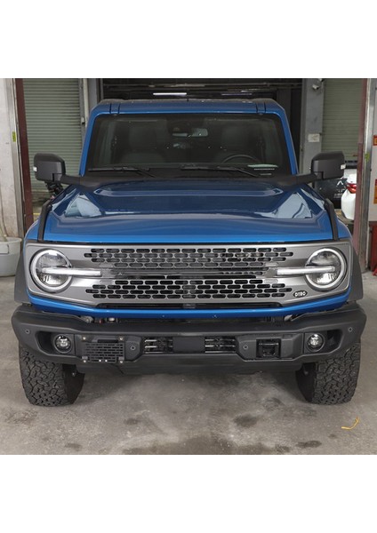 Ford Bronco 2021 2022 2023 Için Ön Plaka Tutucu Çerçeve Montaj Aksesuarları (Yetenekli Çelik Tampon Için) (Yurt Dışından)