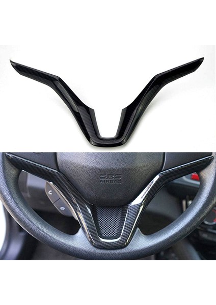 Honda Vezel Için Hr-V Hrv 2015 2016 2017 Araba Direksiyon Paneli Kapak Trim Garnitür Karbon Fiber Payetler (Yurt Dışından) modelleri