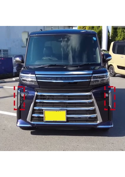 Ön Tampon Sis Işık Lambası Çerçeve Trim Dekoratif Daihatsu Tanto Için Özel LA650S LA660S 2023 Araba Aksesuarları (Yurt Dışından)