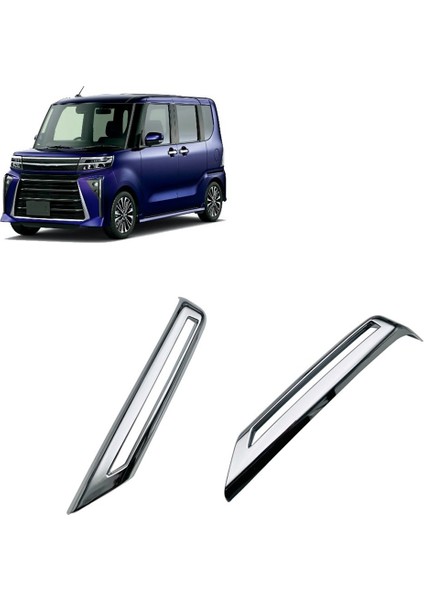 Ön Tampon Sis Işık Lambası Çerçeve Trim Dekoratif Daihatsu Tanto Için Özel LA650S LA660S 2023 Araba Aksesuarları (Yurt Dışından)
