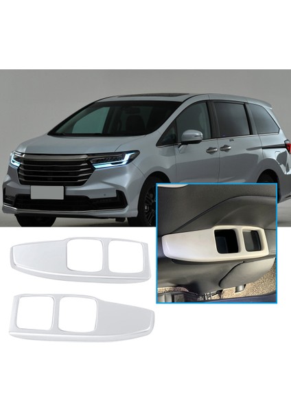 Honda Odyssey 2022 Için Araç Arka Tahliye Su Dağı Tutucu Çerçeve Etiket Dekorasyon (Yurt Dışından)