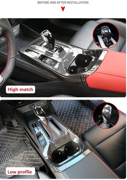 Mg 5 Mg5 2020 2021 Için 3 Adet Araba Merkezi Kontrol Vites Paneli Kapağı Trim Dak Tutucu Dekorasyon Çerçeve Aksesuarları (Yurt Dışından)