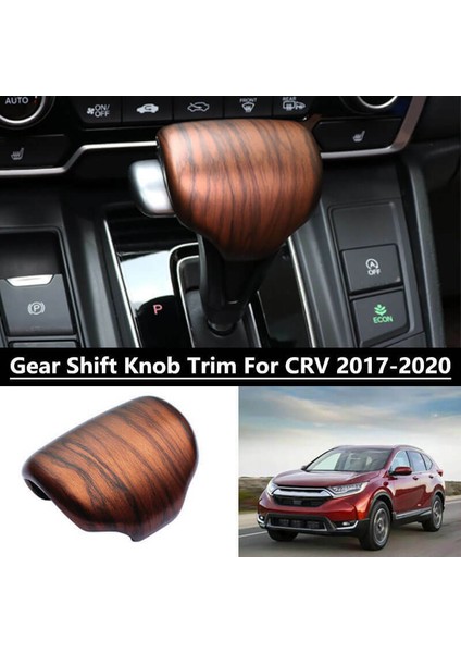 Abs Şeftali Ahşap Tahıl Vites Kolu Vites Topuzu Kapak Trim Honda Cr-V Crv 2017-2020 Için (Yurt Dışından) modelleri