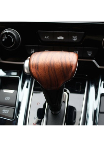 Abs Şeftali Ahşap Tahıl Vites Kolu Vites Topuzu Kapak Trim Honda Cr-V Crv 2017-2020 Için (Yurt Dışından) fırsatları