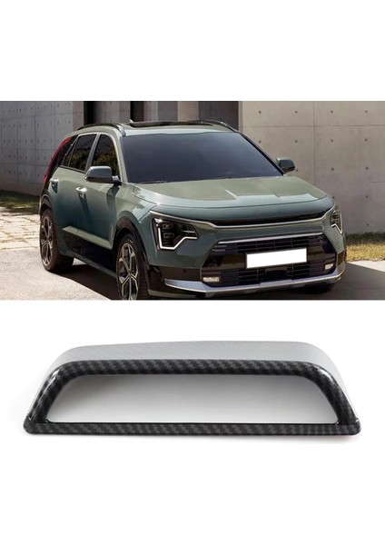 Kia Nıro 2022 Için Karbon Fiber Merkezi Konsol Far Ayar Anahtarı Kapak Trim Çerçeve Etiket Araba Aksesuarları (Yurt Dışından)