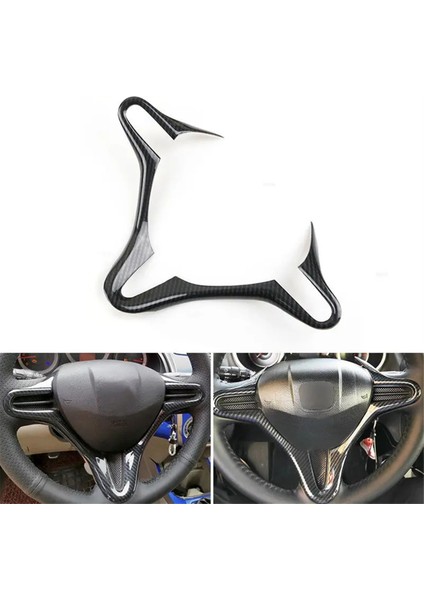 Honda Civic 8. Nesil 2006 2007 2008 2009 2010 2011 Karbon Fiber Iç Direksiyon Simidi Kapağı Döşemesi (Yurt Dışından)
