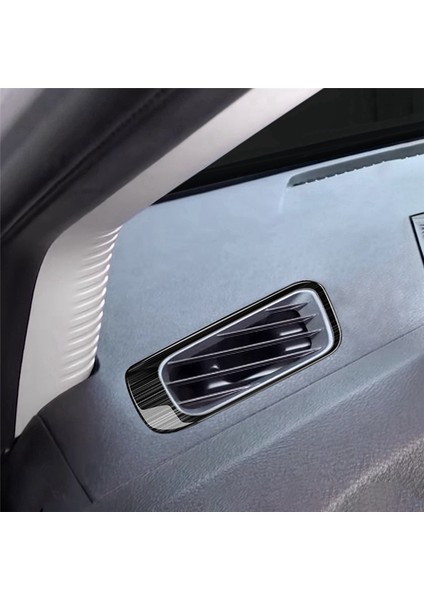 Nissan E13 FE13(2WD) E-Power 2021-2023 Gösterge Paneli Hava Çıkış Havalandırma Kapağı Sticker Dekorasyon Çerçevesi Siyah (Yurt Dışından)