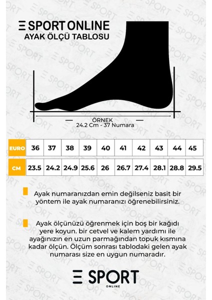 Siyah Erkek Sneaker Günlük Spor Ayakkabı