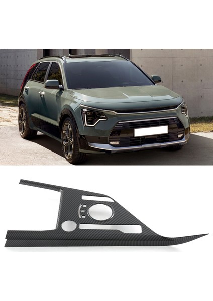 Kia Nıro 2022 Için Karbon Fiber Merkezi Konsol Vites Paneli Krom Çerçeve Trim Vites Topuzu Tarzı (Yurt Dışından)