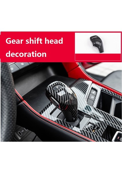 Mg 6 Mg6 2020 2021 Karbon Fiber Araba Merkezi Kontrol Vites Kolu Topuzu Dekoratif Kapak Trim Sticker Aksesuarları (Yurt Dışından)