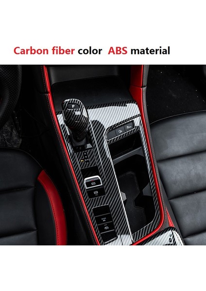 Mg 6 Mg6 2020 2021 Karbon Fiber Araba Merkezi Kontrol Vites Kolu Topuzu Dekoratif Kapak Trim Sticker Aksesuarları (Yurt Dışından)