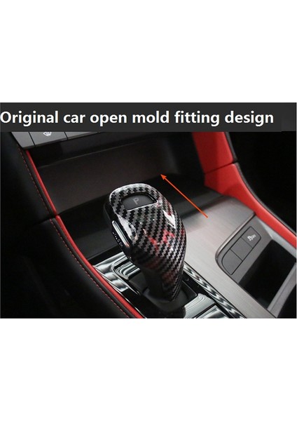 Mg 6 Mg6 2020 2021 Karbon Fiber Araba Merkezi Kontrol Vites Kolu Topuzu Dekoratif Kapak Trim Sticker Aksesuarları (Yurt Dışından)