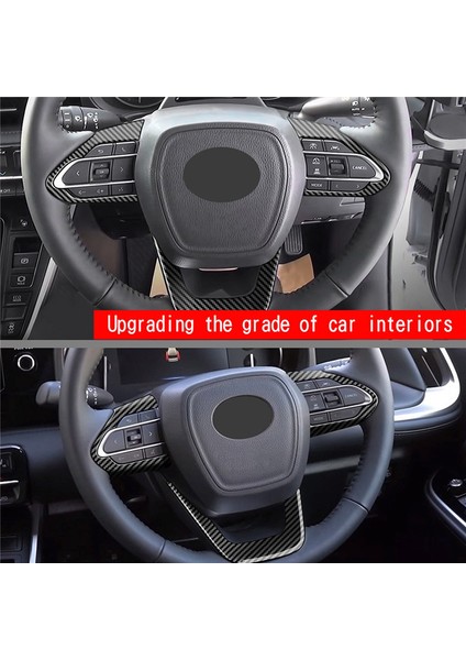 Toyota Voxy Noah 90 Serisi 2022+ Için Araba Karbon Fiber Direksiyon Paneli Kapağı Trim Dekorasyon Çerçevesi Sticker (Yurt Dışından)