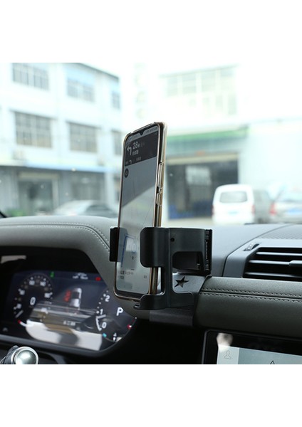 Land Rover Defender 110 2020 Telefon Tutucu Için Araç Merkezi Kontrol Hava Firar Cep Telefonu Tutucu (Yurt Dışından)