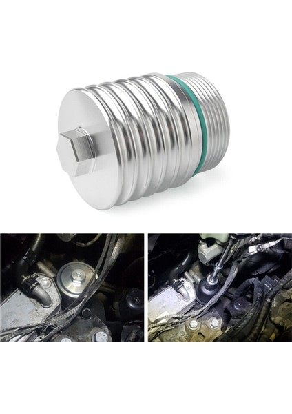 Vw Audi 02E305045 Için DQ250 Alüminyum Şanzıman Yağ Filtresi Muhafazası Kapatma Başlığı (Yurt Dışından)