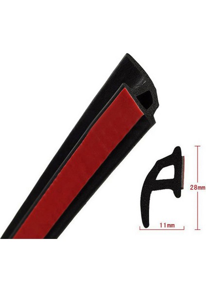 5 M P-Tipi Araba Tasarım Kapı Durdurucu Etiketi Araba Ön Cam Contası (Yurt Dışından) fırsatları