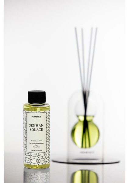 Senhan Solace Meyveli Bambu Çubuklu Oda Kokusu Dekoratif Şişeli 100 ml Refill
