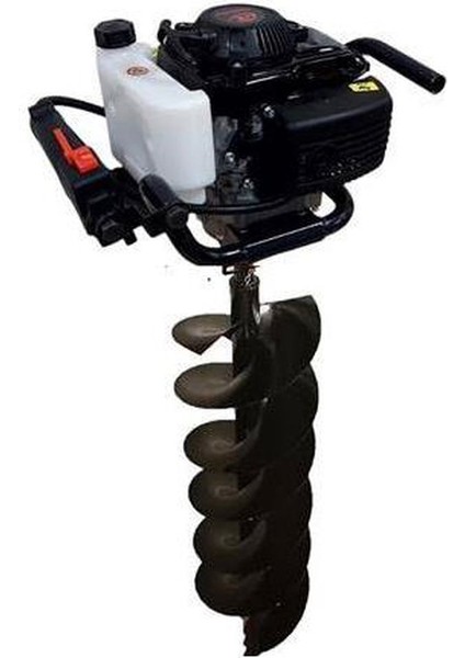 EA144P Çift Helezonlu 4 Zamanlı Toprak Burgu Makinası 300 mm 4 Hp