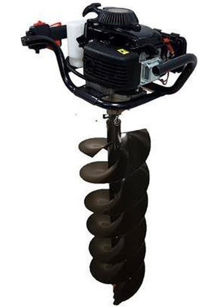 EA144P Çift Helezonlu 4 Zamanlı Toprak Burgu Makinası 250 mm 4 Hp