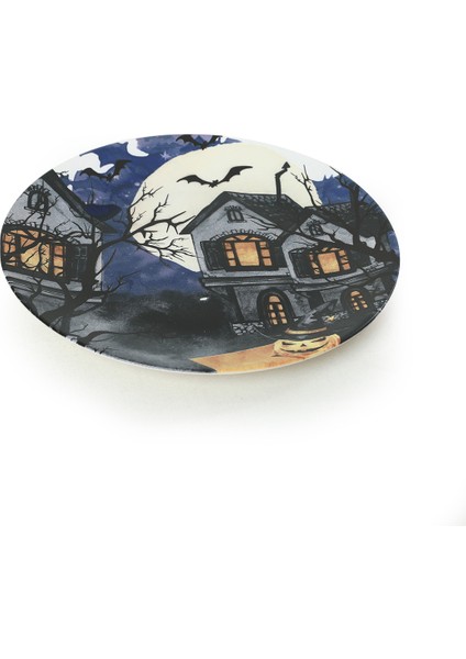 Halloween Blue Castle Servis Tabağı 26 cm 19951