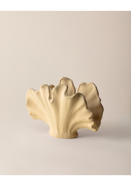 Shelly Vazo - 25 cm - Bej