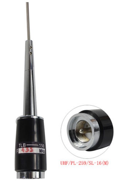 Yeni Gümüş Uhf 400-470 Mhz 200W 5.5db Sl-16 PL-259 Mobil Araç Radyo Anteninin Ayrıntıları (Yurt Dışından)