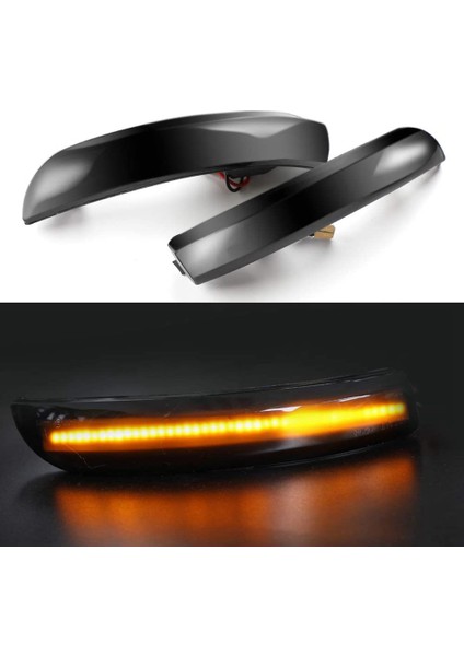 Sıralı Dinamik LED Dönüş Sinyali Işık Yan Ayna Marker Lambası Ford Escape Ecosport 2013-2018 Için (Yurt Dışından)