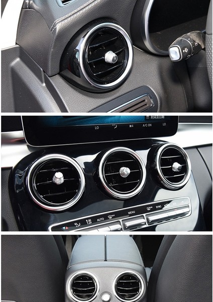 Araba Ön Sol/sağ Dash Klima Ac Havalandırma Izgarası Paneli Kapağı Değiştirme Mercedes Benz Için W205 W253 2015-2021 (Yurt Dışından)