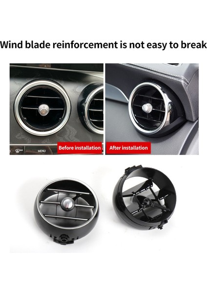 Araba Ön Sol/sağ Dash Klima Ac Havalandırma Izgarası Paneli Kapağı Değiştirme Mercedes Benz Için W205 W253 2015-2021 (Yurt Dışından)